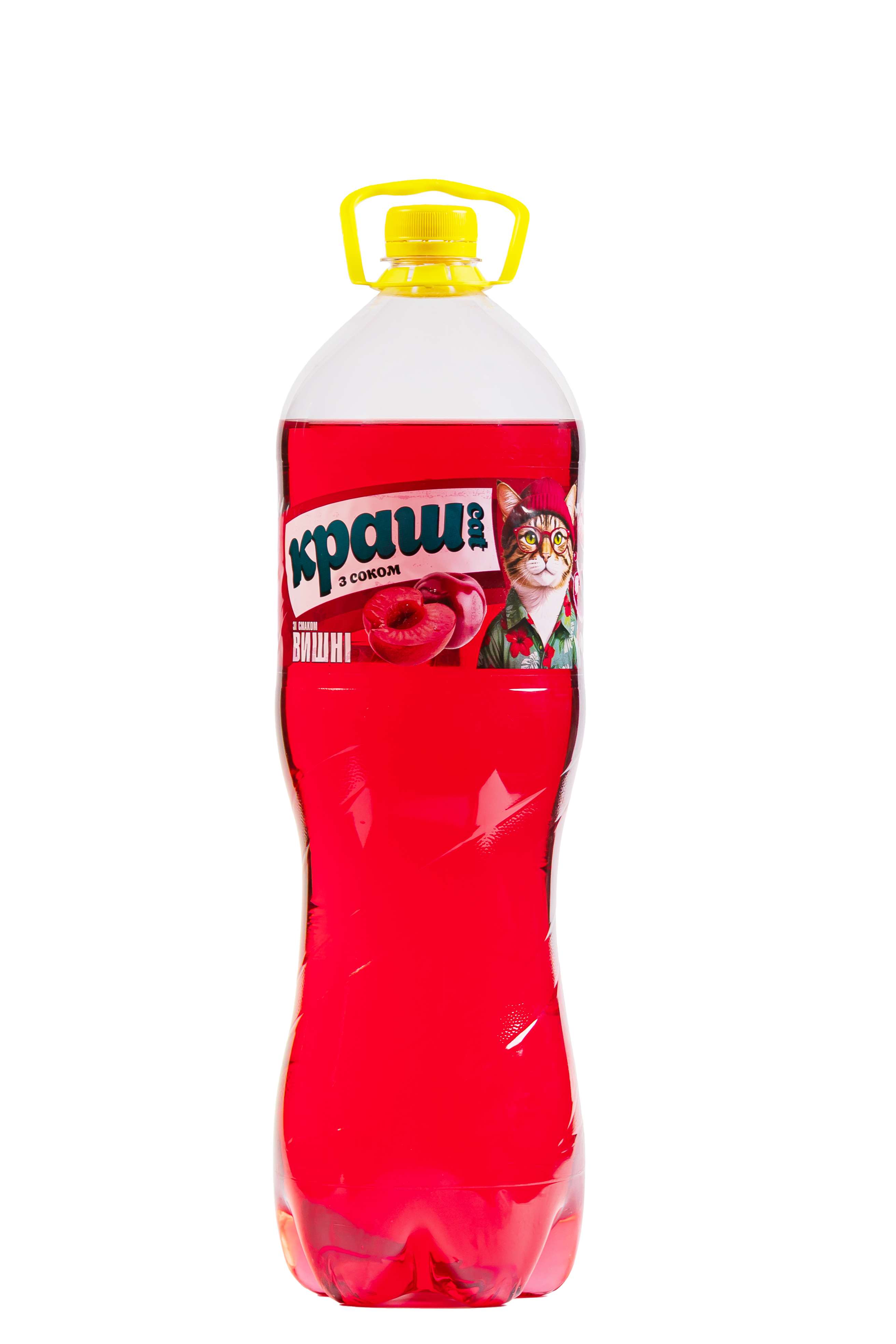 Вода солодка Краш cat 3,0л "Вишня"